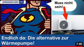 Alternative zur Wärmepumpe - Infrarotheizung
